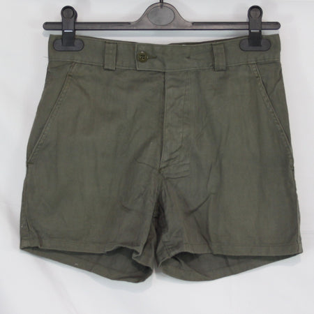 Genuine Surplus French Army Olive Shorts Military Cotton XXS-Med (3291)