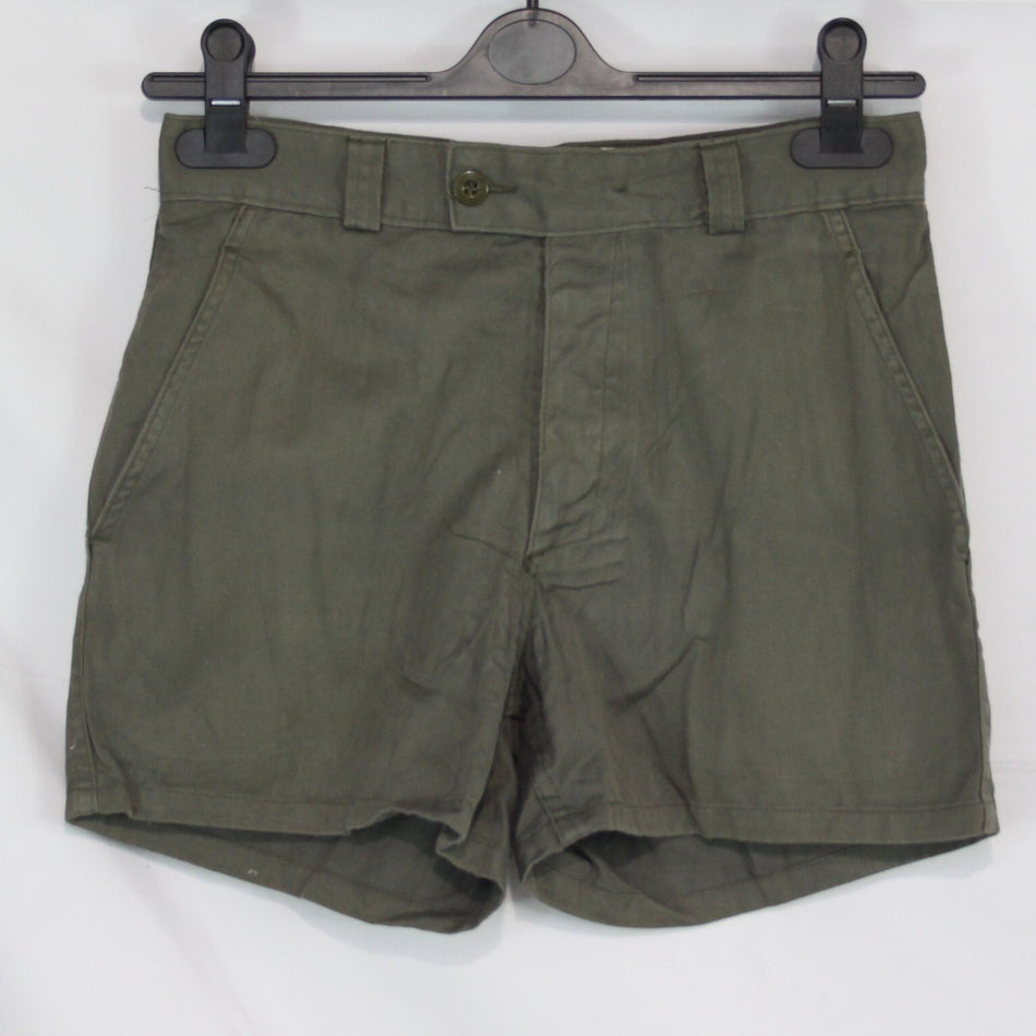 Genuine Surplus French Army Olive Shorts Military Cotton XXS-Med (3291)
