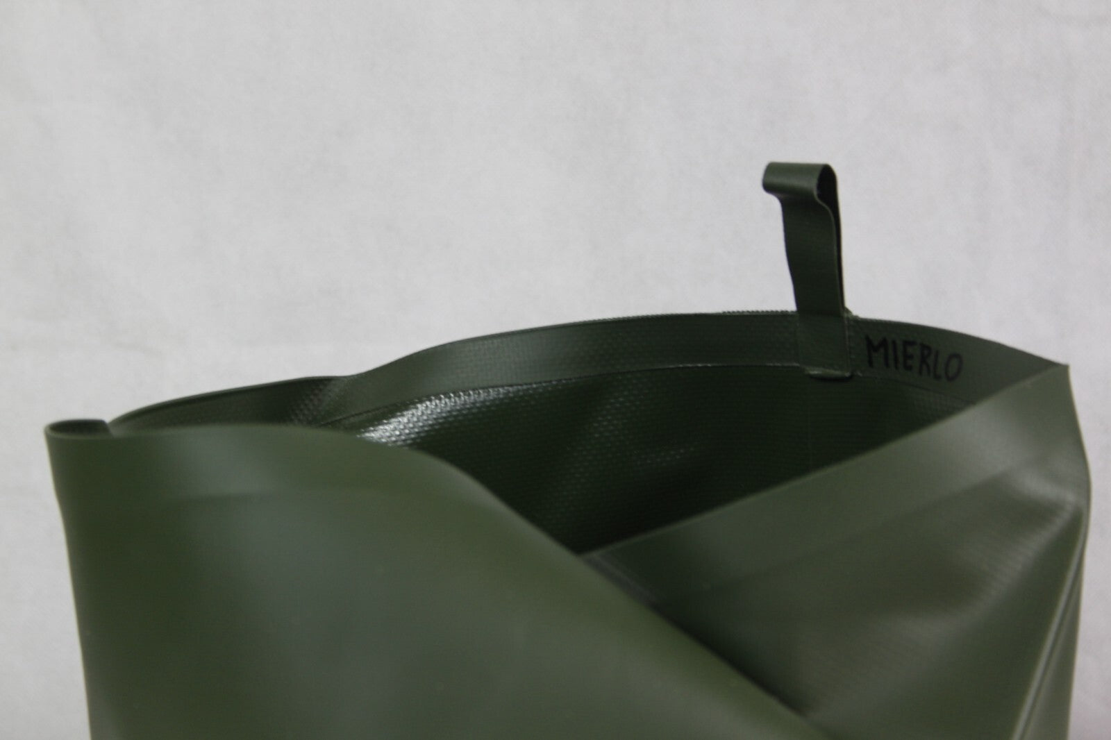 Genuine Surplus Dutch Army  Folding Wash Bowl Water Bowl Green Rubberised Canvas