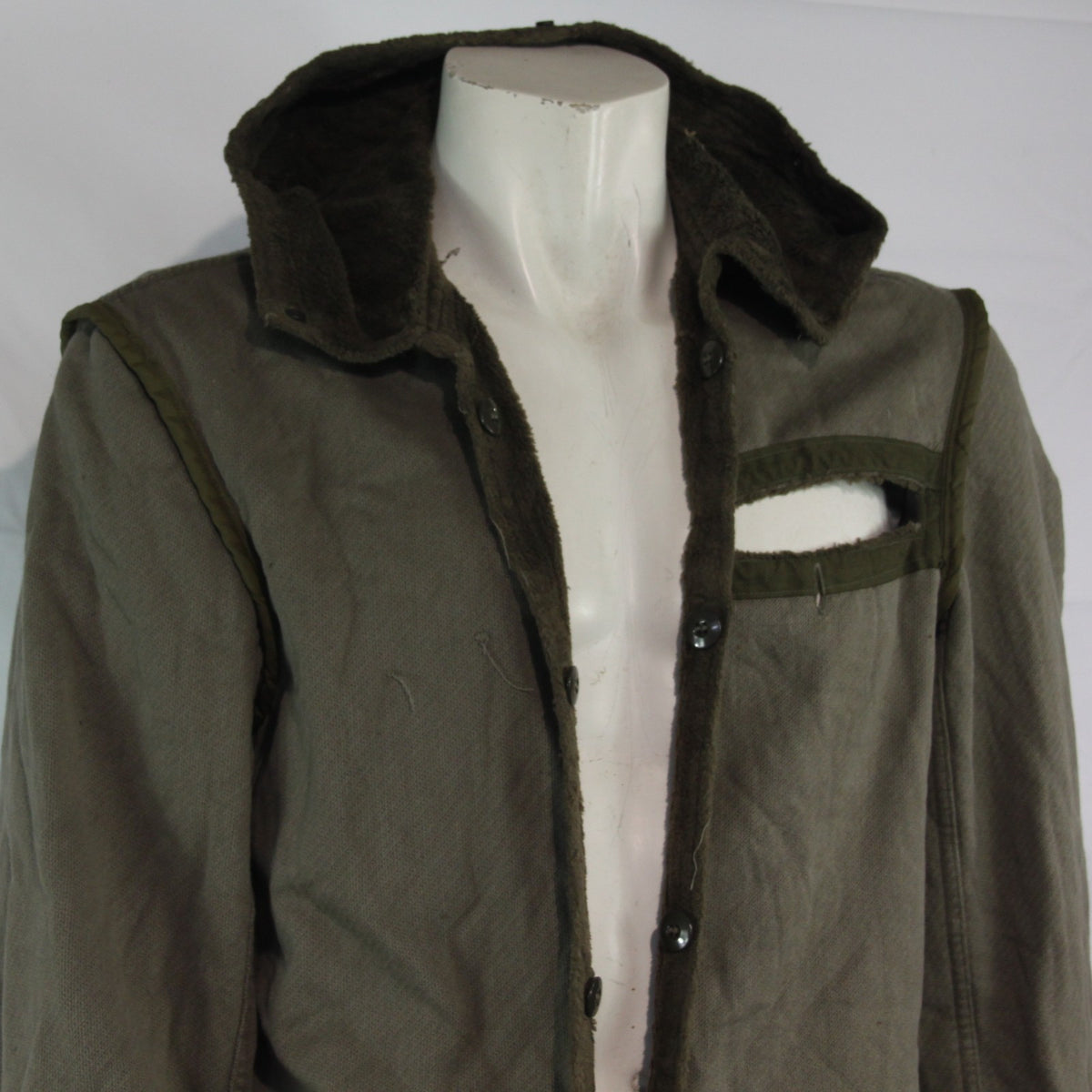 Genuine Surplus German Army Parka Liner Military Thermal Warm Faux Fur (3717)