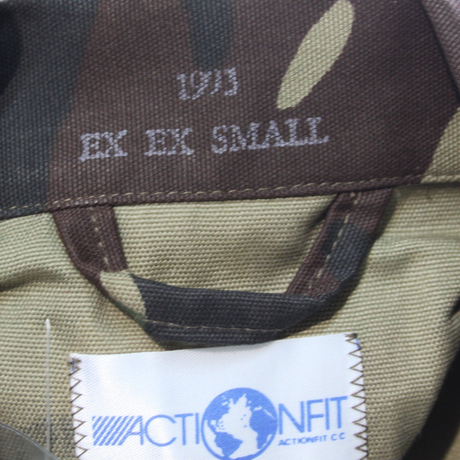 Botswana Army Camouflage Shirt Genuine Surplus Rare XXSmall 34" (3630)