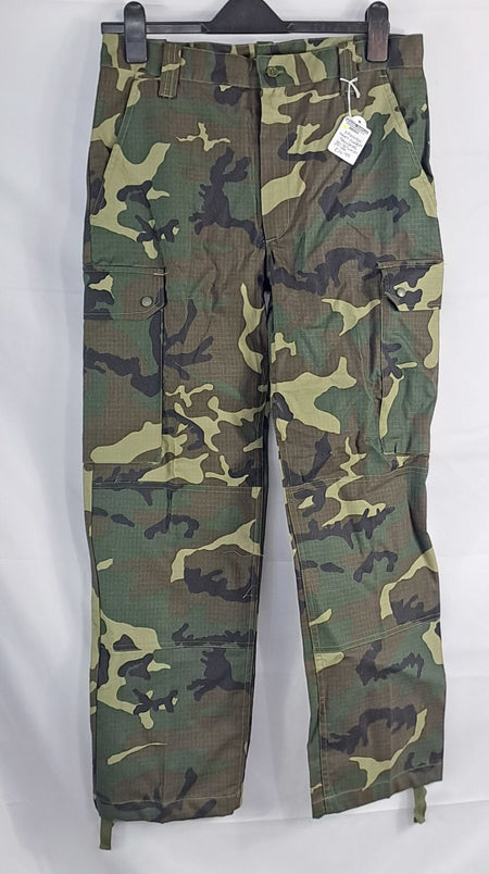 Genuine Surplus Spanish Army Camo Combat Trousers Combats 32" Waist (2745)
