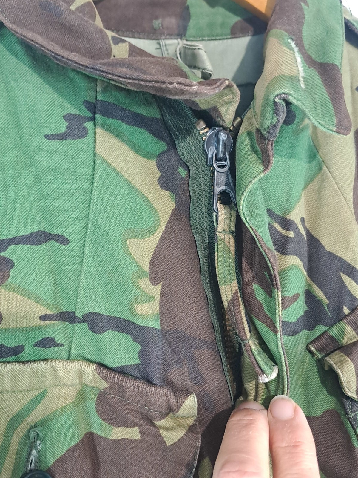 Genuine Surplus British 1970's Lined Vintage DPM Camo Jacket 36" (2641)