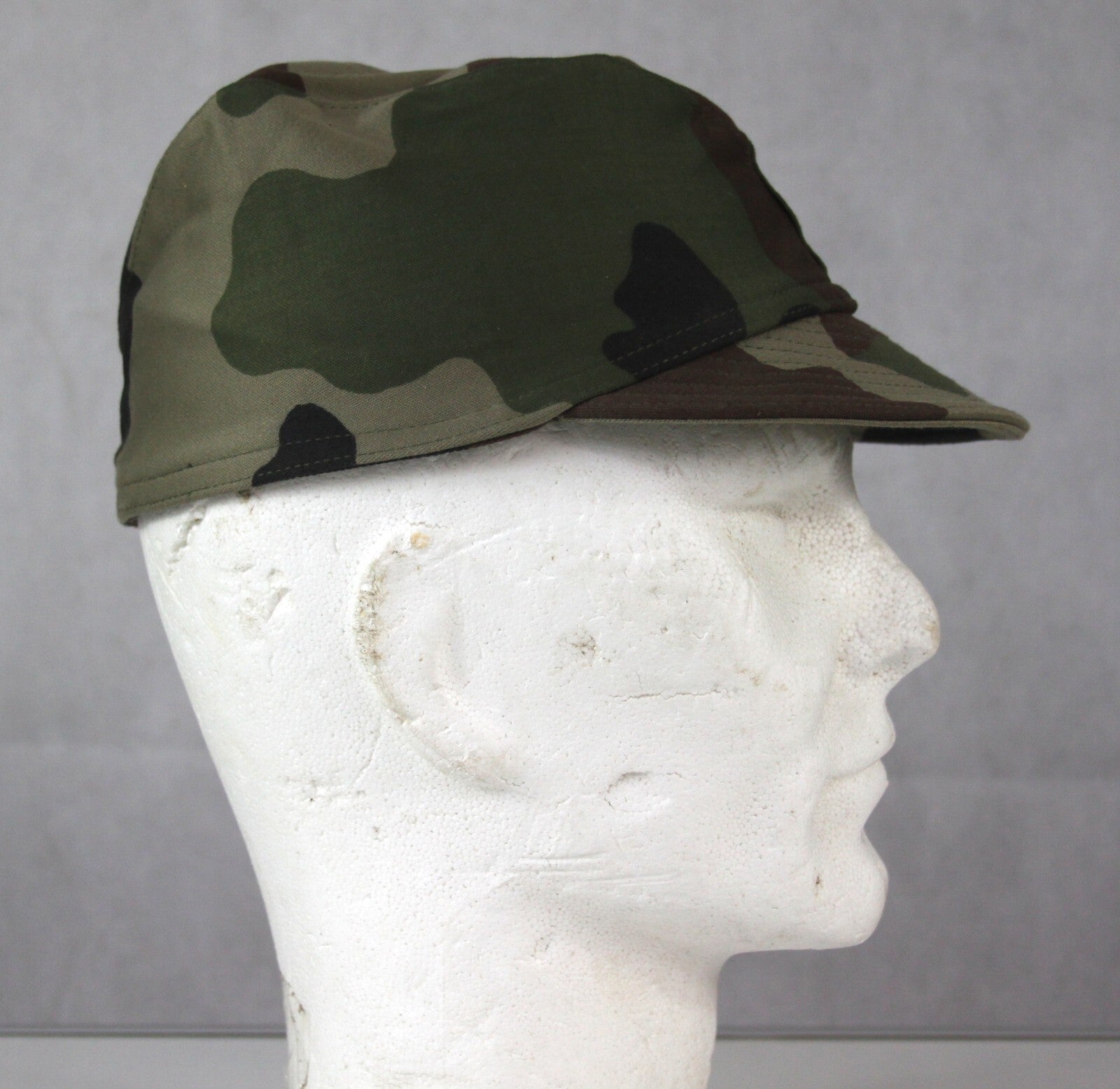 Genuine Surplus French CCE Camo Cotton Peak Fatigue Caps G1