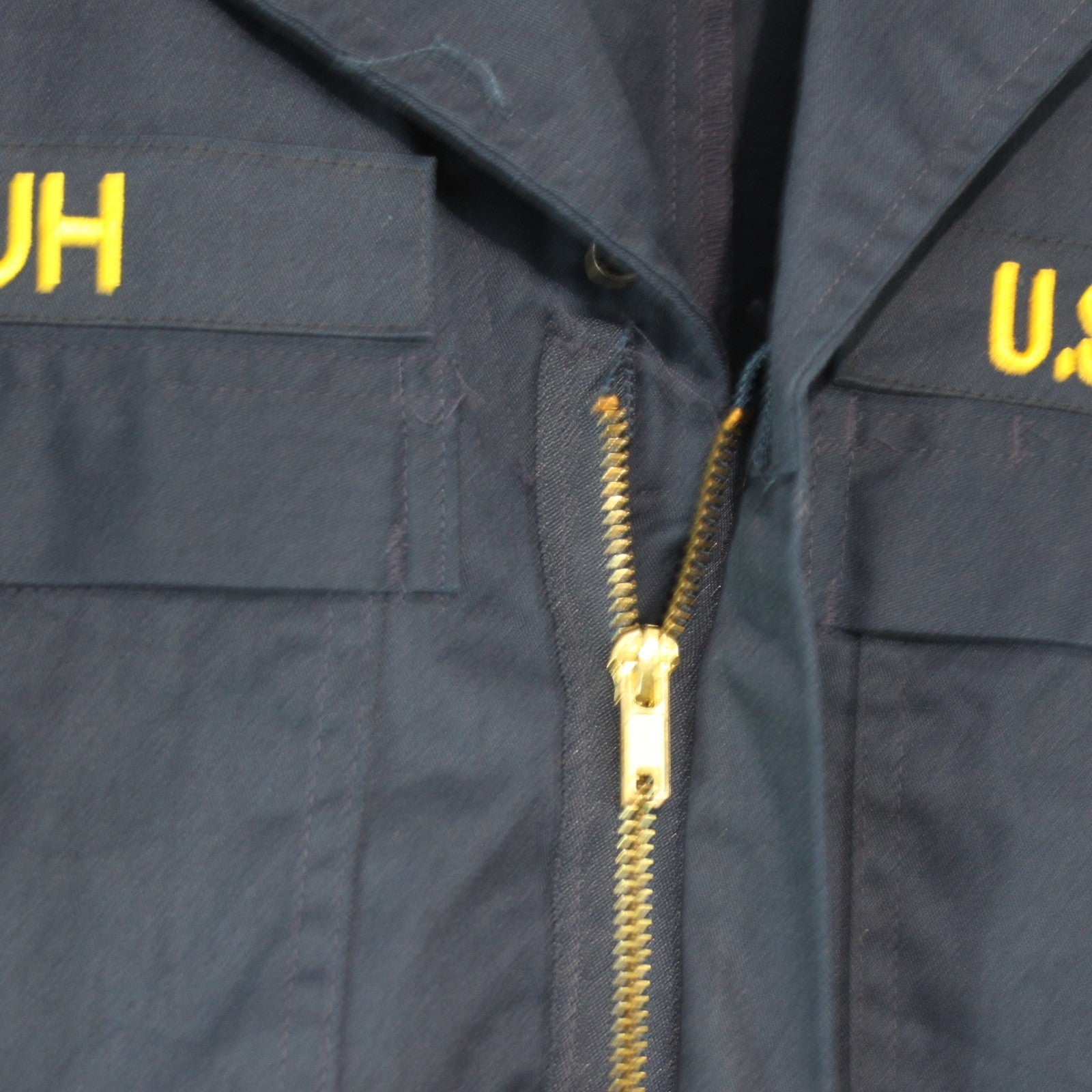 US Navy Military Utility Coverall Overall BadgedGenuine Surplus 38" Chest (3518)
