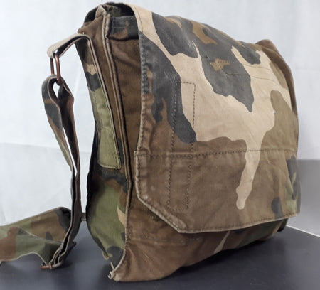 Genuine Surplus Croatian Side Bag Vintage Lightweight Canvas Camo Shoulder 3349
