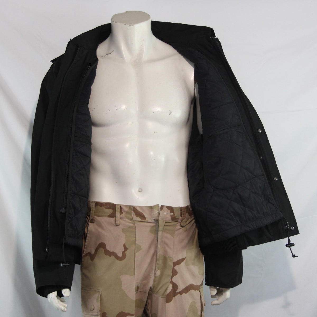 British Military Black Waterproof Jacket Genuine Surplus 48-50" (4312)