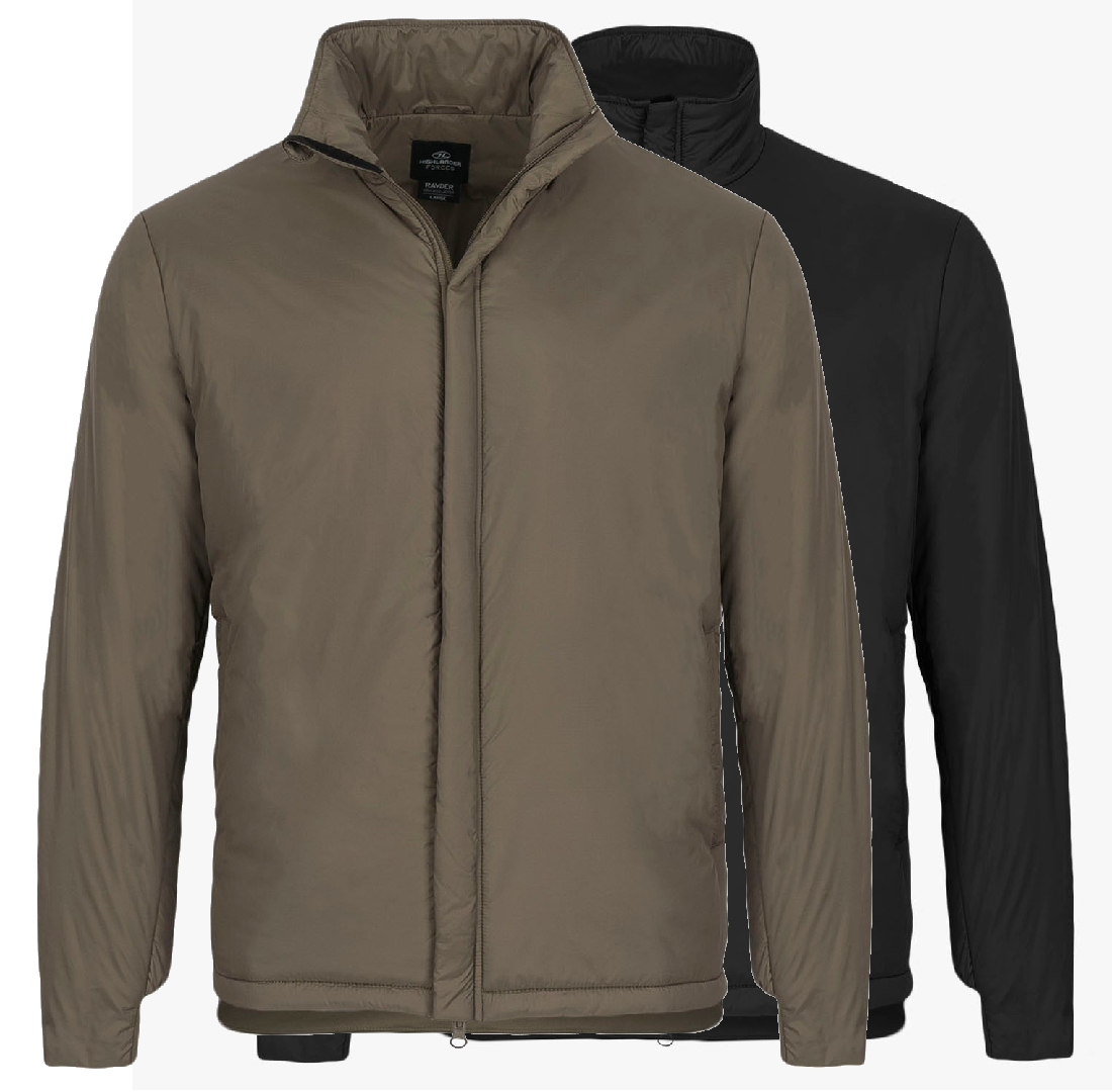 Clearance Highlander Rayder Tactical Tecloft Insulated Jacket Quilted Military