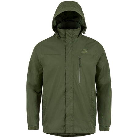 Ex-Display Highlander Kerrera Waterproof Breathable Rain Jacket Coat Slate Green