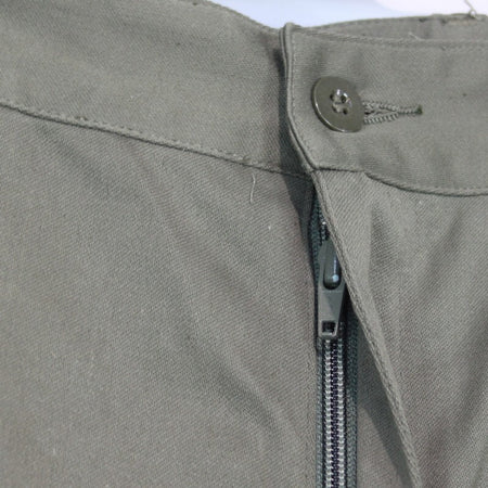 Genuine Surplus French Army Olive Trouser Cutoff Shorts Military  (3294)