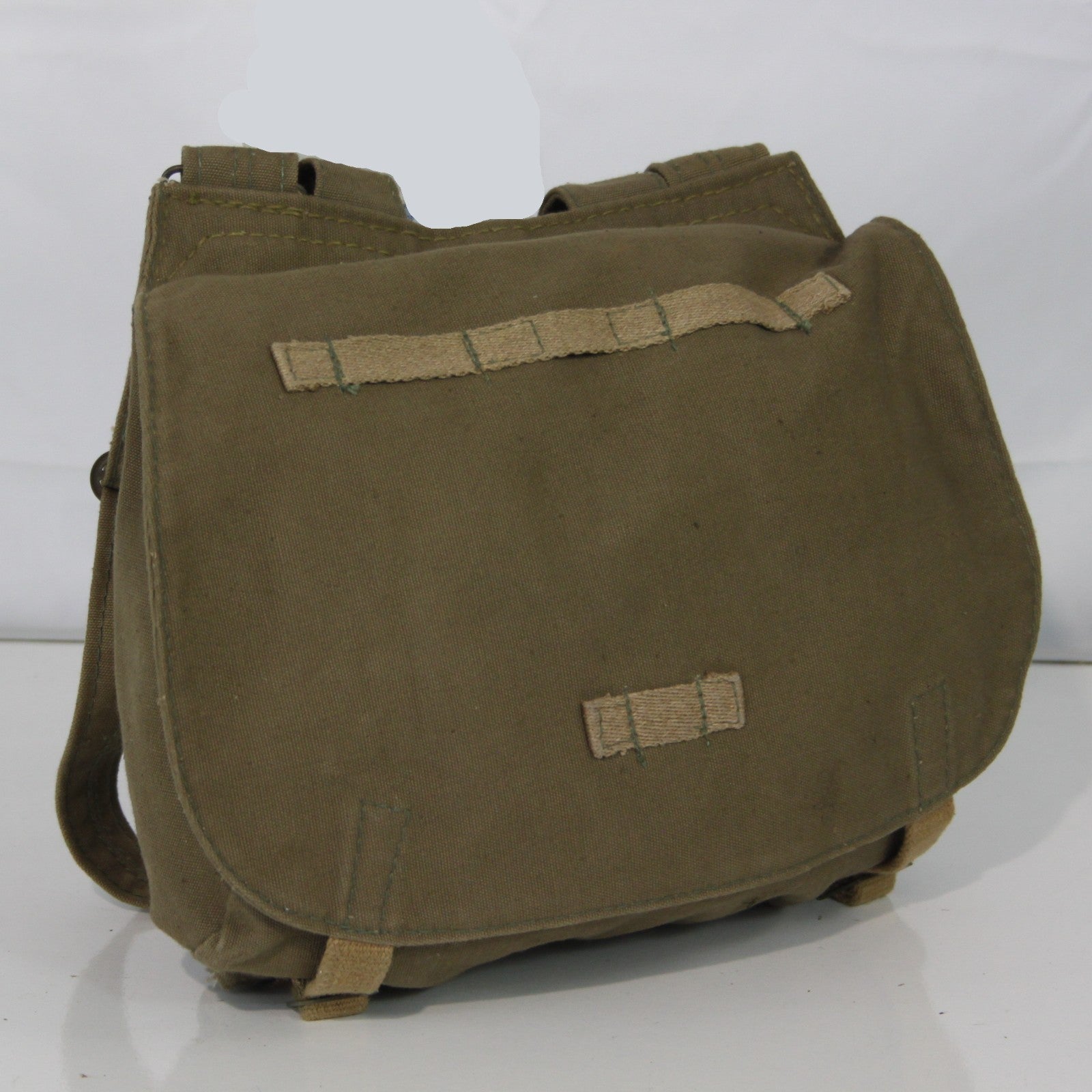 Genuine Surplus Vintage Czech Army Military Side Bag Canvas Khaki  (3435)