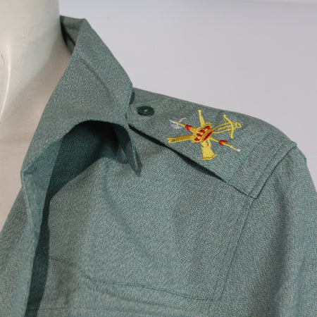 NewGenuine Surplus Spanish Foreign Legion Military Shirt Army Green 36+38"(4124)