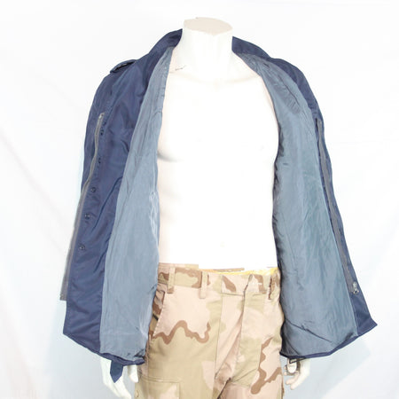 Genuine Surplus Italian Airforce Jacket Nylon Blue 38" (3223)