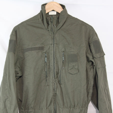 French Army AFV Coverall Olive Green Genuine Surplus 34-36" Chest Short (4177)