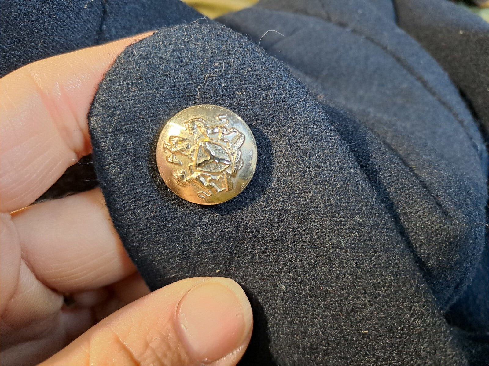 Genuine Surplus British Army Vintage Navy Dress Jacket 40" (2608)