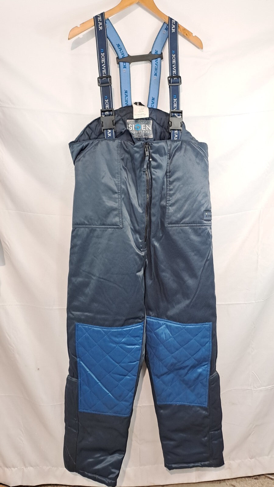 Icewear Ski Salopettes Padded Thermal Over Trousers Blue Cold Weather (2778)