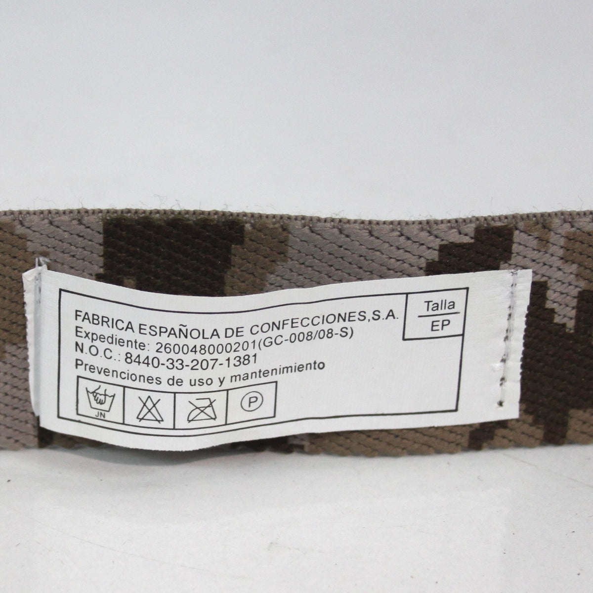 NEW Genuine Surplus Spanish Desert Digital Camo Stretch Belt 38mm  (4080)