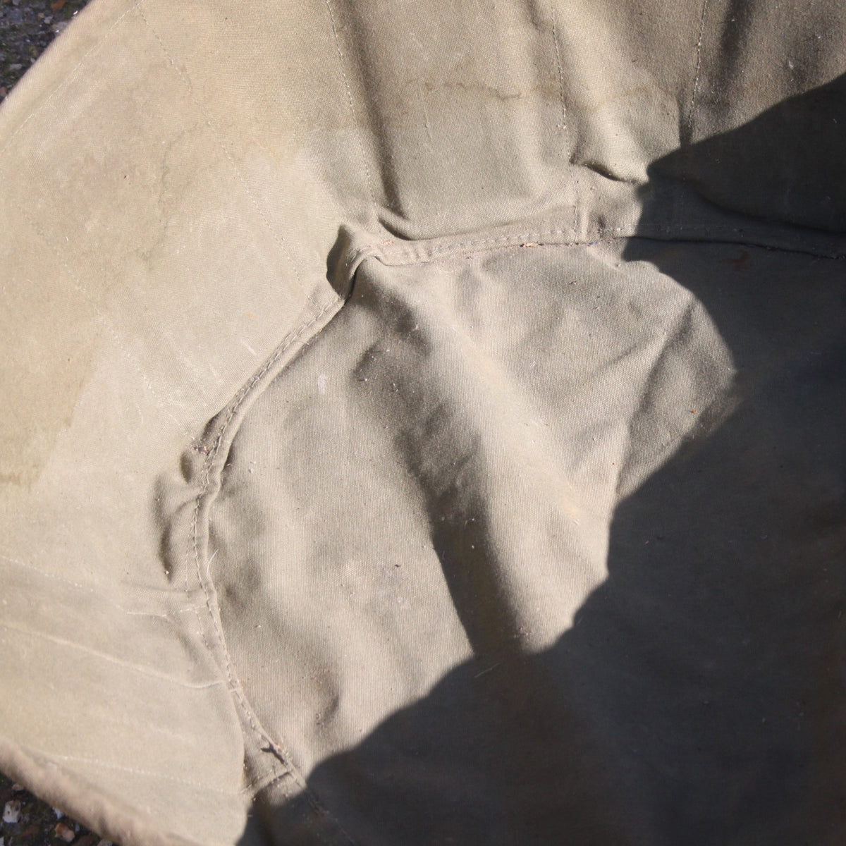 Genuine Surplus British Military Issue Folding Canvas Bath