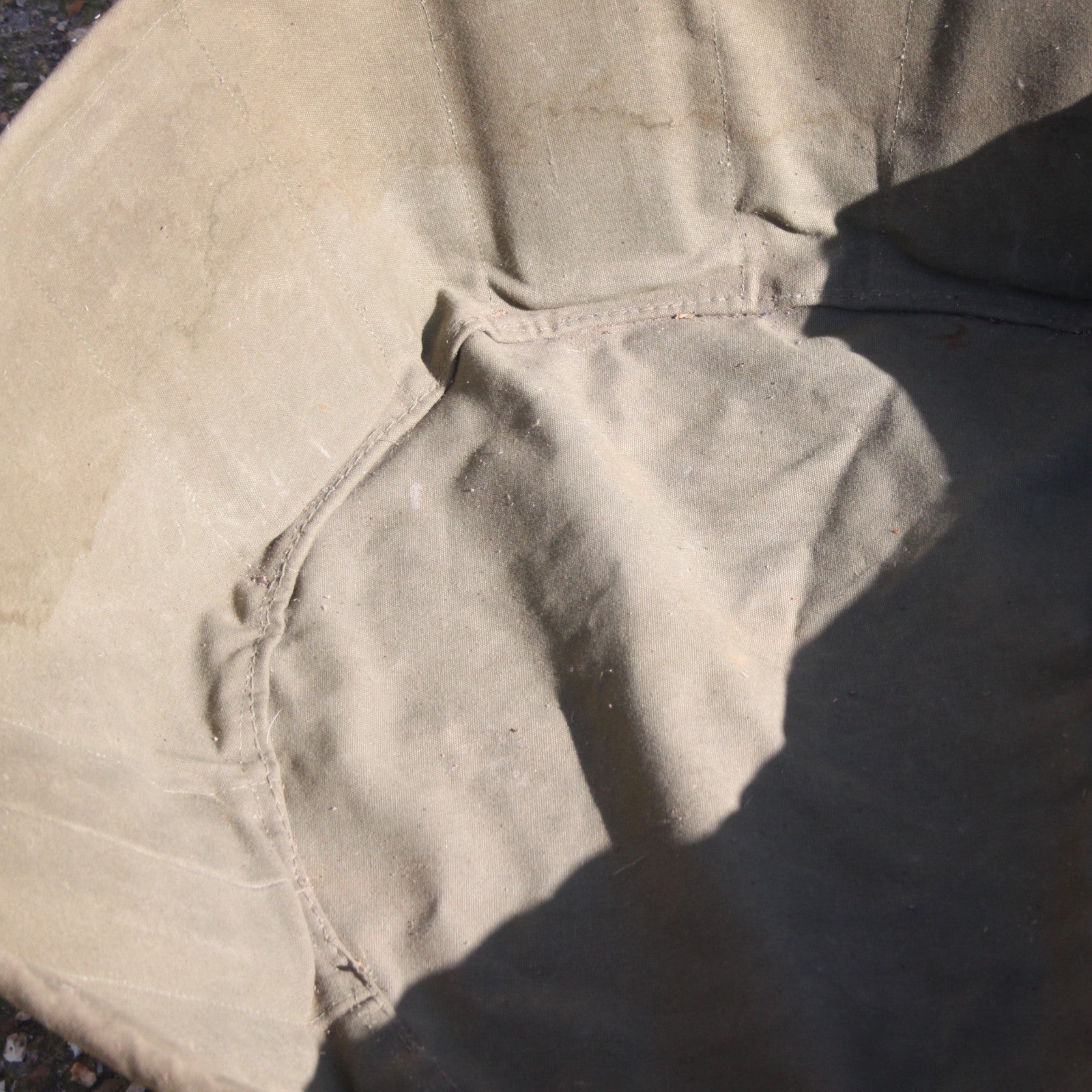 Genuine Surplus British Military Issue Folding Canvas Bath