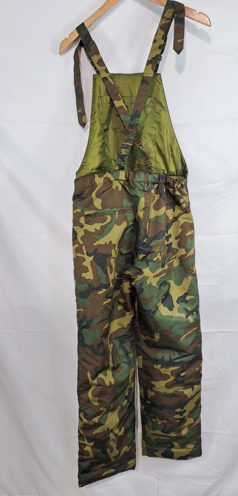 Genuine Surplus Spanish Army Camo Padded Winter Over Trousers 32" Waist (3028)