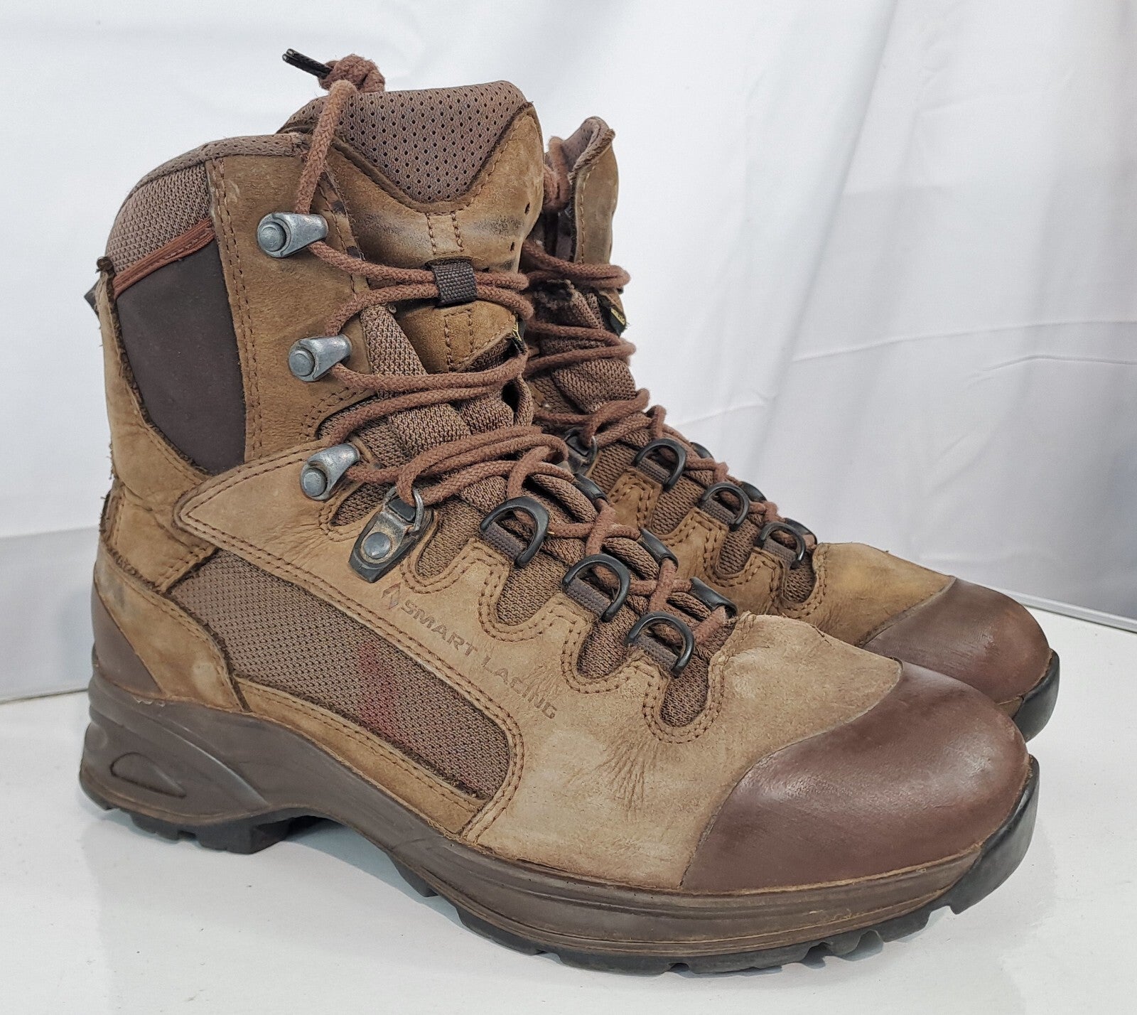 Genuine Surplus Haix Army Scout Brown Gore-tex Lined Boots Leather Grade1