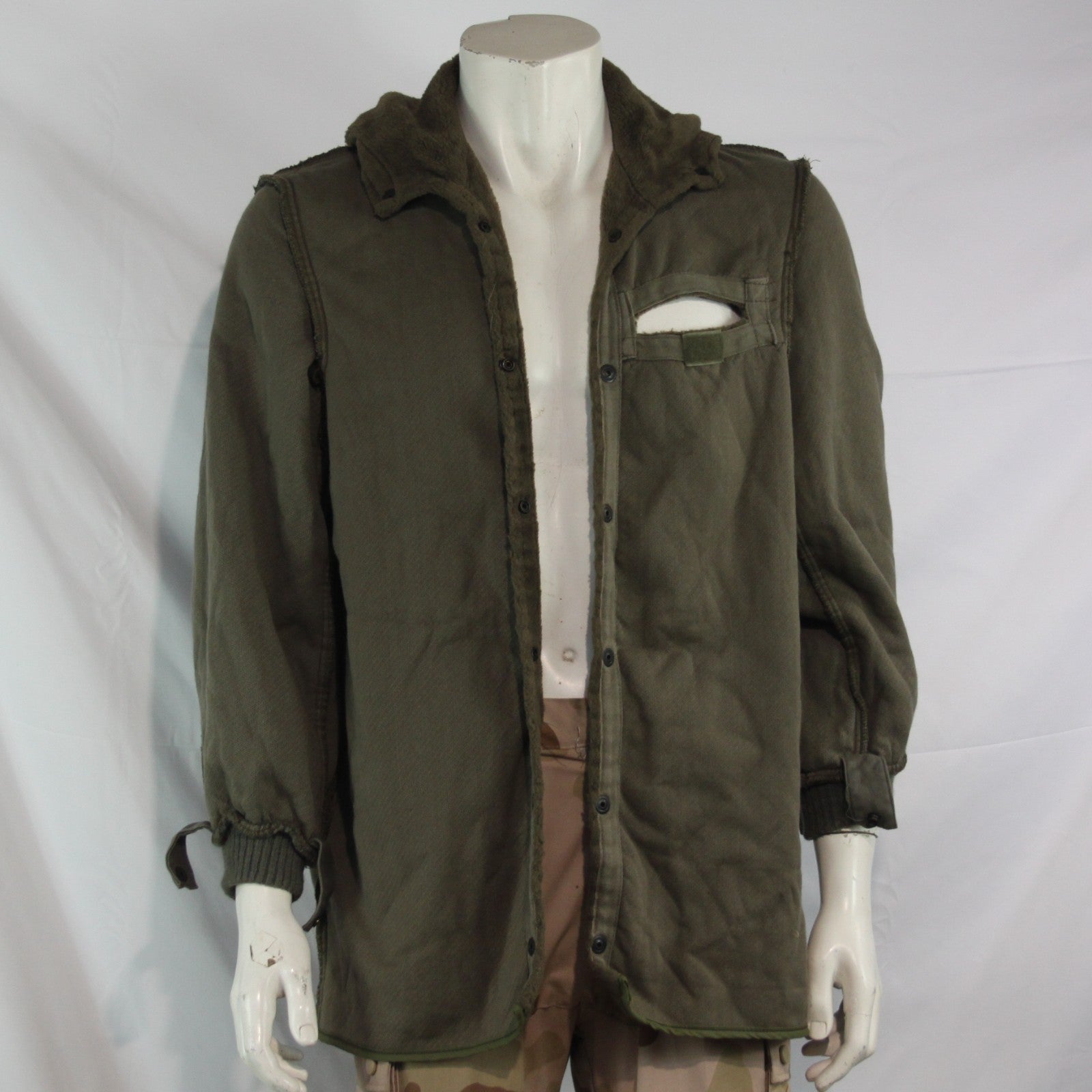 Genuine Surplus Dutch Army Parka Liner Military Thermal Warm Faux Fur (3715)