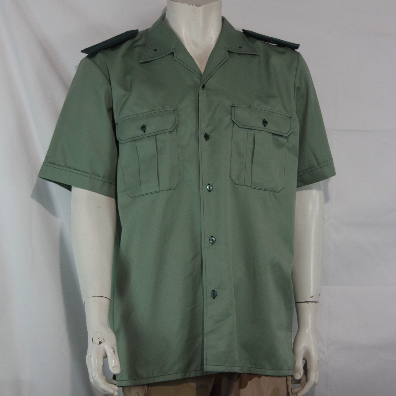 NEW Spanish Civil Guard Short Sleeve Shirt Genuine Surplus 40 & 42"(4068)