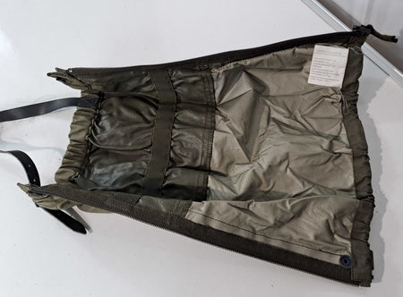 Genuine Surplus Austrian Army Military Waterproof Gaiters Olive Green (1576)