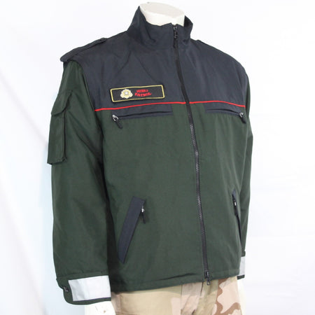 Genuine Surplus Austrian Police Patrol Jacket Wateproof Zip Off Sleeves (3362)