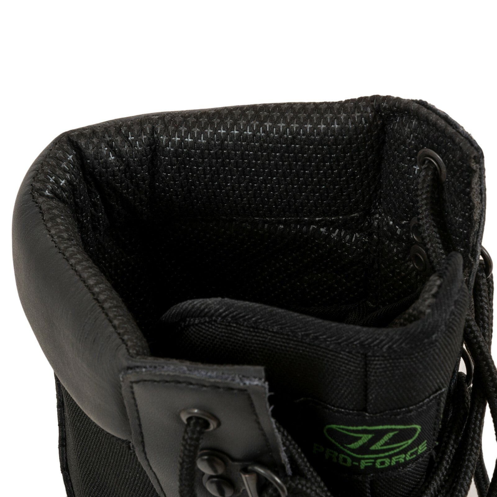 Highlander Alpha Boot Youth Mens Black Leather / Nylon Work Forces Cadets