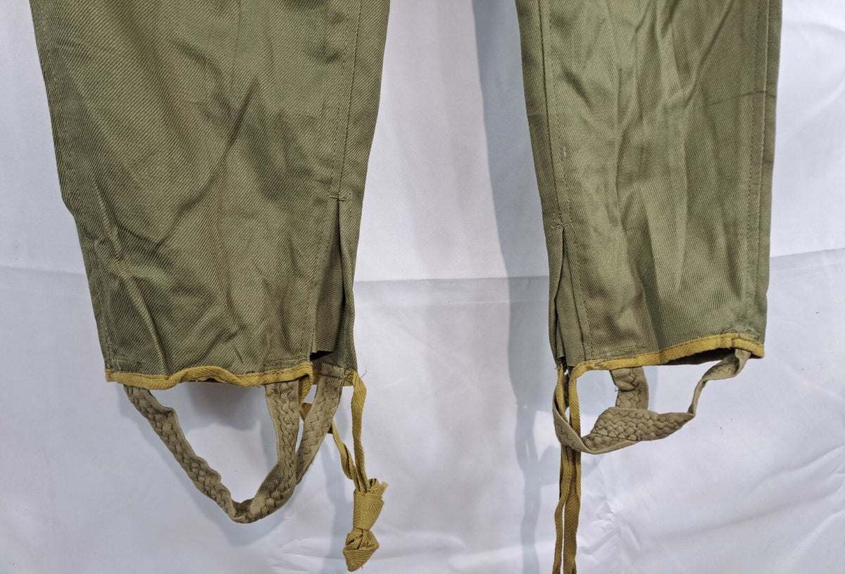 Genuine Surplus Romanian Army Vintage Combat trousers khaki green (1756)