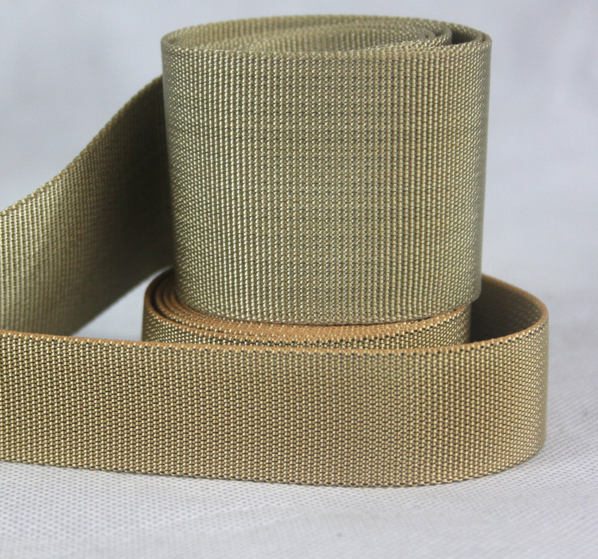 Heavy Duty Nylon Webbing Tape Black Olive Sand IRR Treated High Streng All Sizes