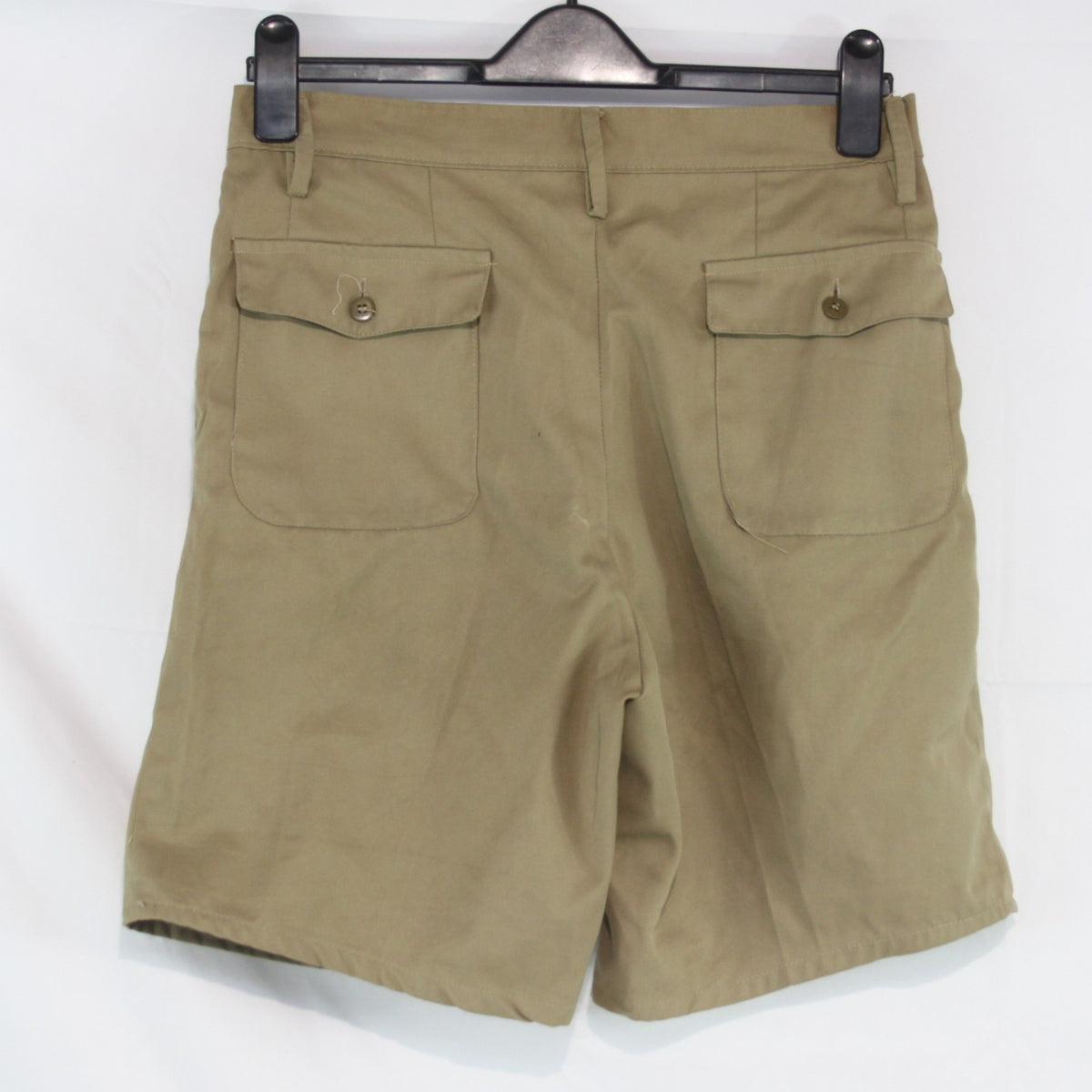 Vintage French Military Shorts Sand Genuine Surplus Mens (4424)