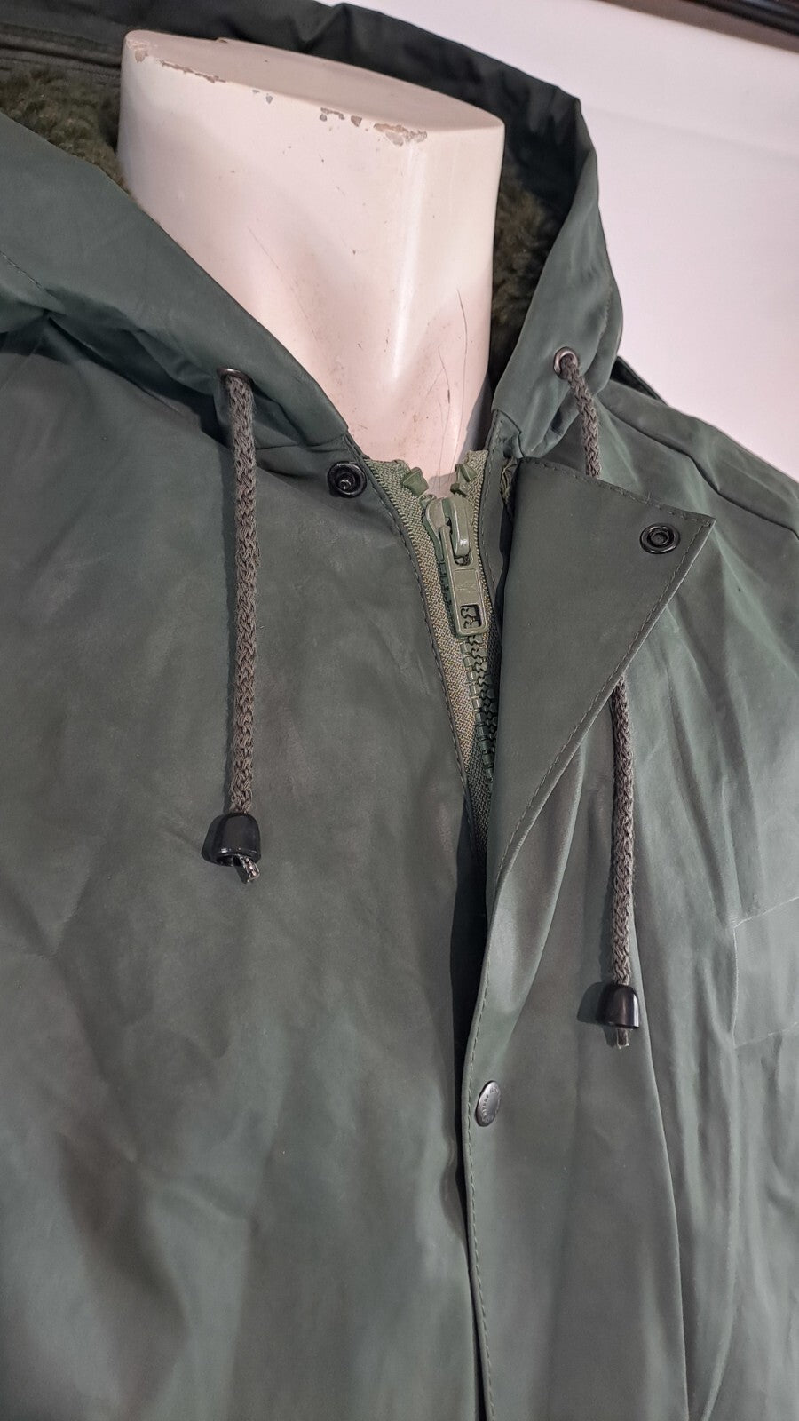 Genuine Surplus British Police Waterproof Parka Rain Jacket Lined 44-46" (2807)