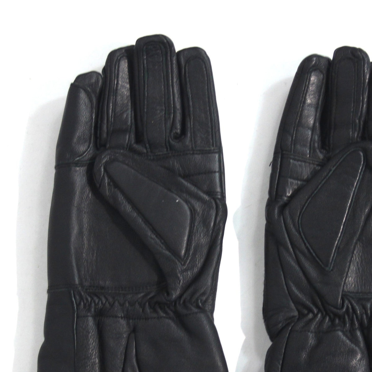Black Leather Motorbike Gloves Dispatch Rider Size Large  (3909)