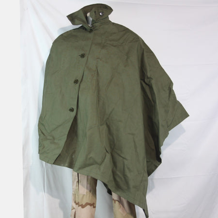 1980's Dutch / Belgian Military Asymetric Sniper Poncho Cloak Cape  (4240)