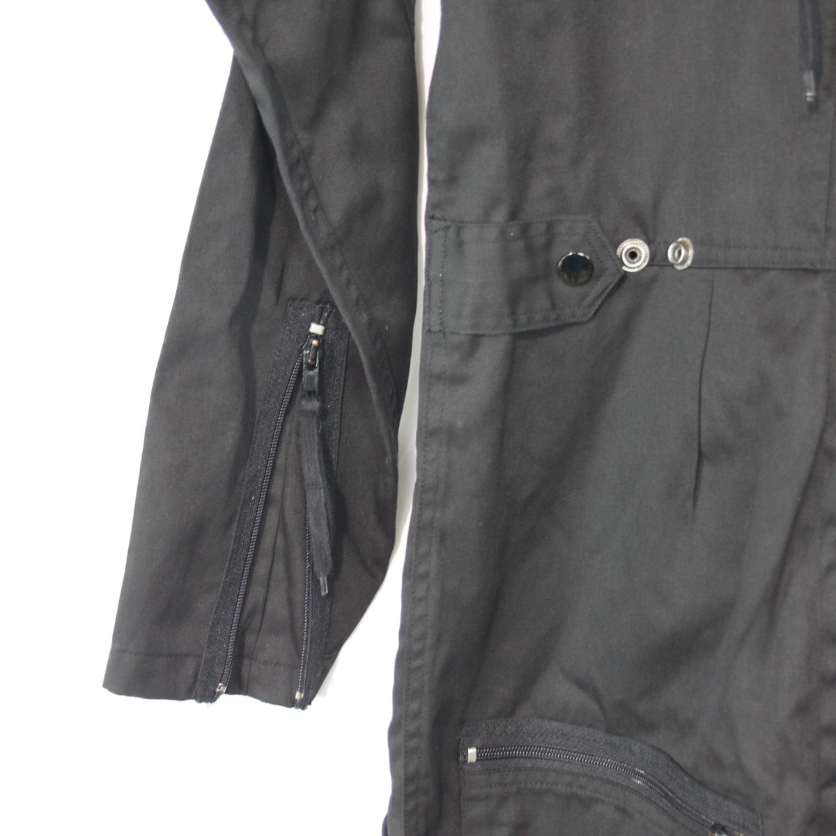 German Military Style Flight Suit Black Overall Army Airforce 38" (3380)