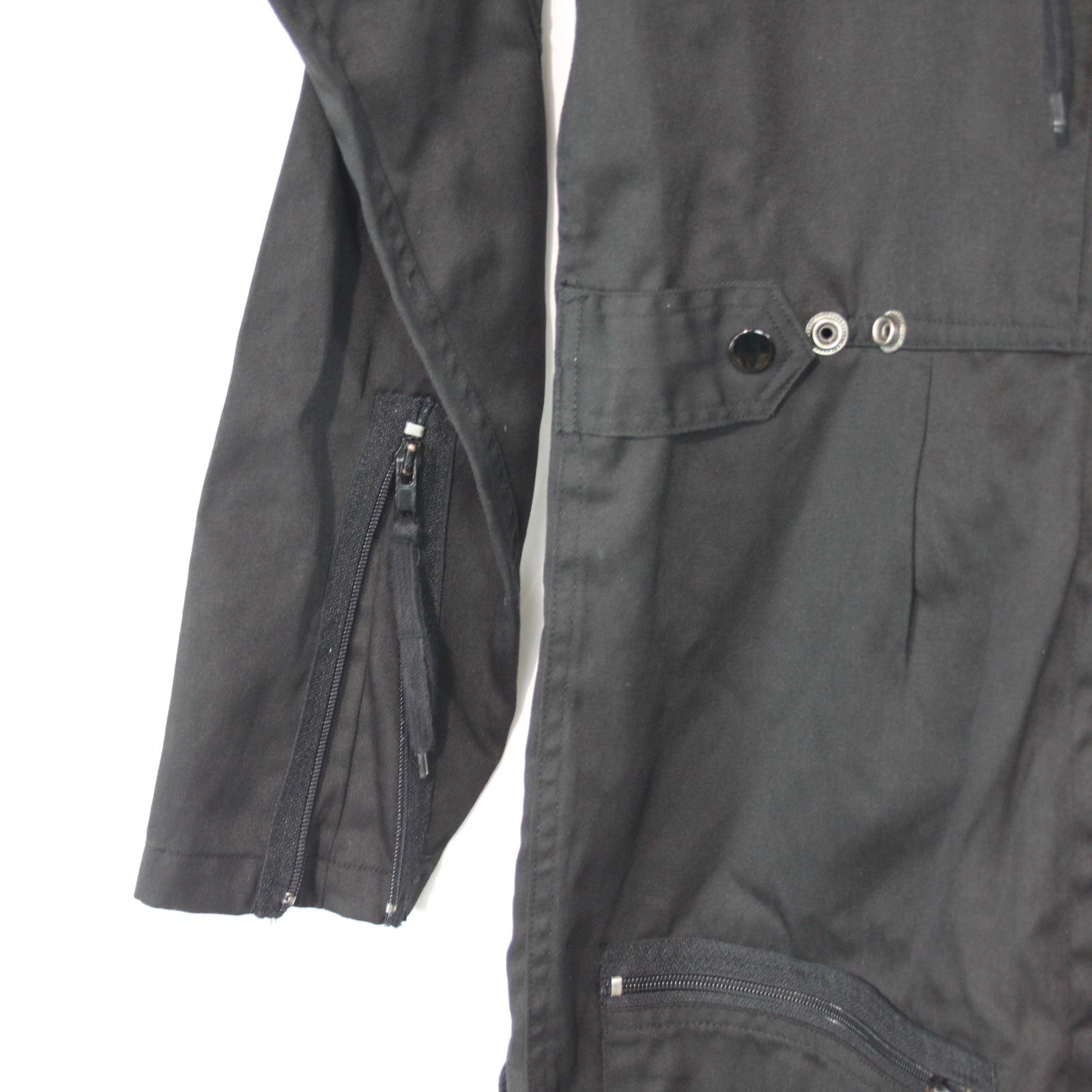 German Military Style Flight Suit Black Overall Army Airforce 38" (3380)