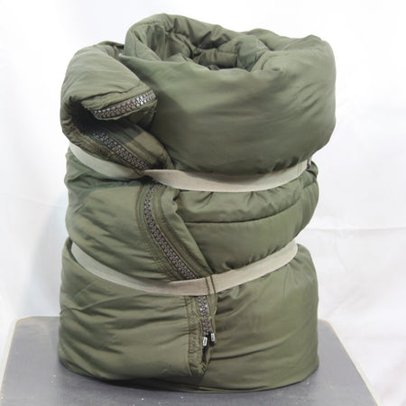 Austrian Army Genuine Surplus Sleeping Bag Olive Side Zips  (4394)