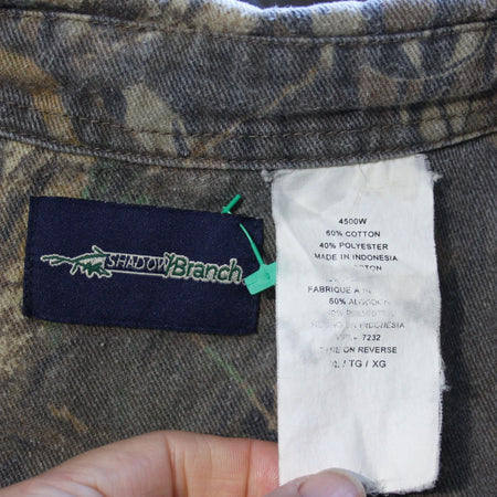 Mossy Oak Brushed PolyCotton Hunting Camouflage Shirt camo 46-48" Chest (3608)