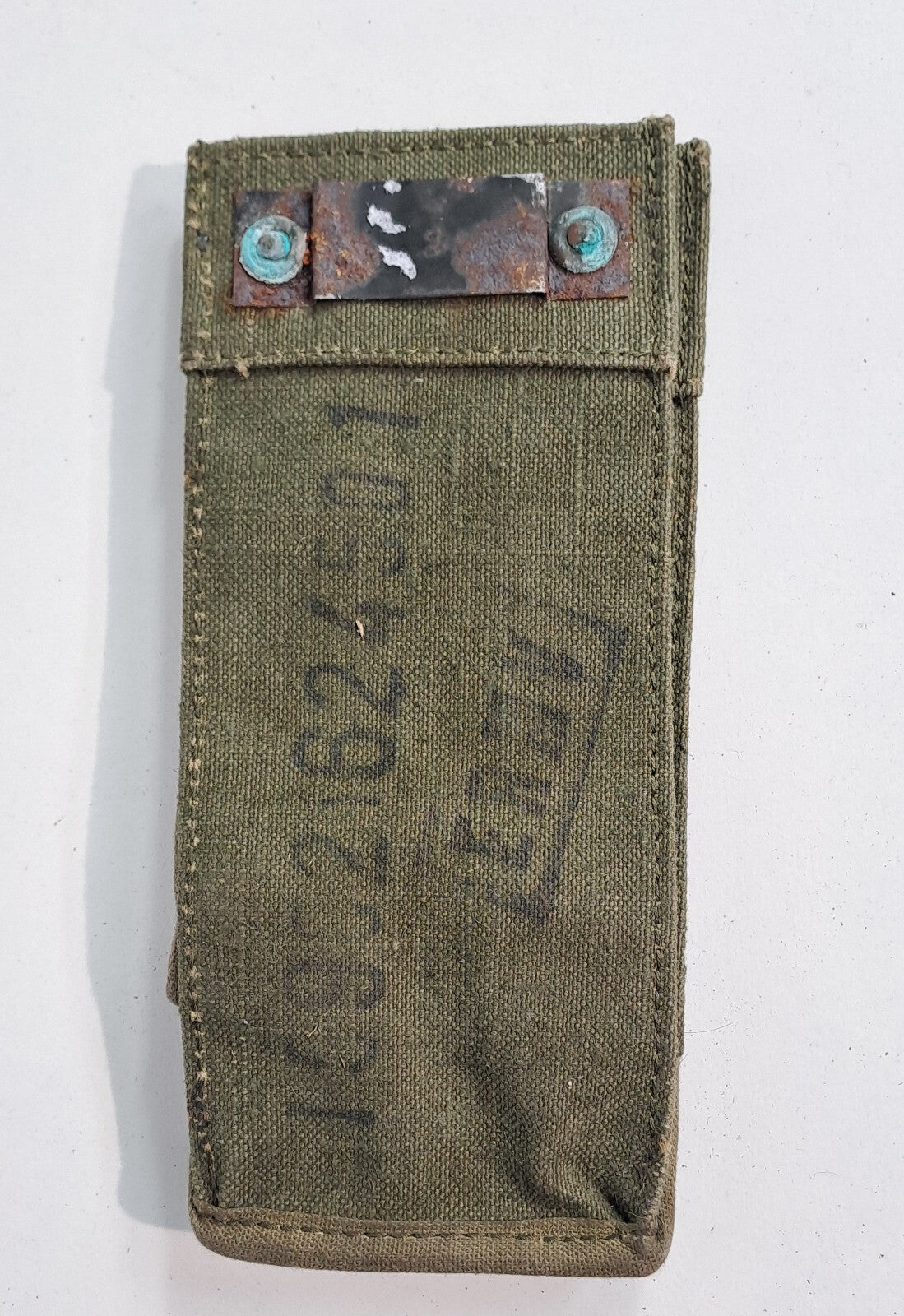 Genuine Surplus Vintage French PM-47  Pouch  Webbing Pouch (1724)
