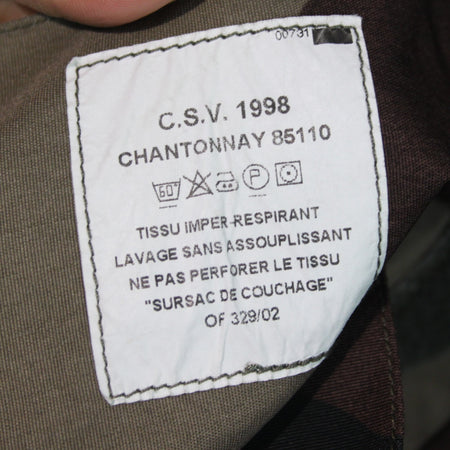 Waterproof Bivi Bag French Army CCE Camo Genuine Surplus Built in Cover (4393)