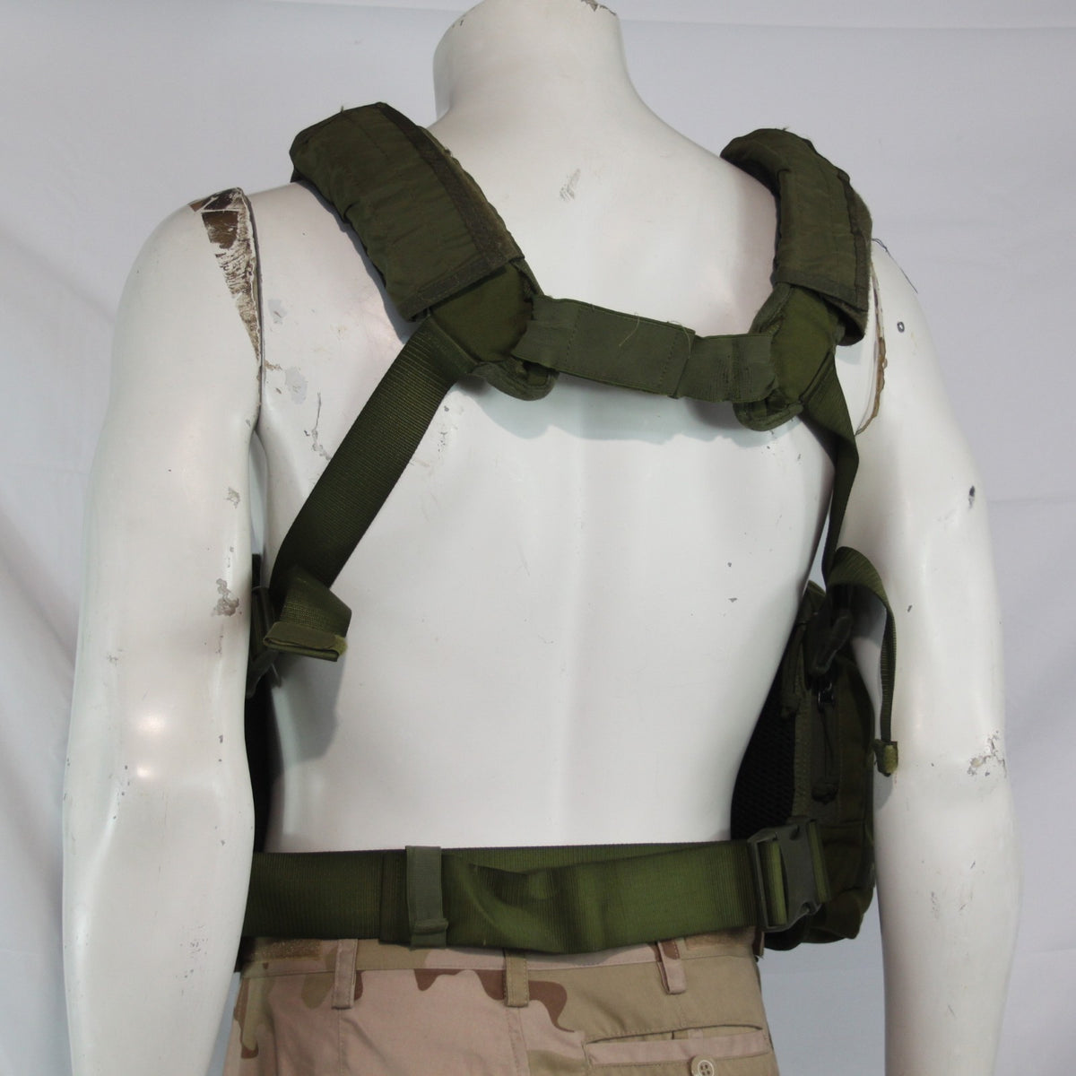 Surplus Tasmanian Tiger Chest Rig Action Vest Airsoft Pouches Green 3955