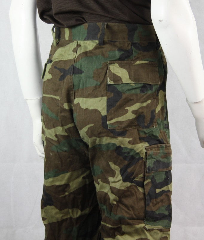 Genuine Surplus Italian Army Woodland Camo Combat Trousers 38" Waist