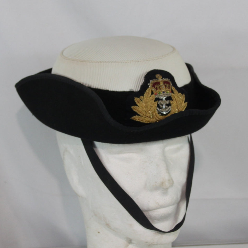 British Royal Navy Officers Tricorn Womens Dress Hat Genuine Surplus G1 (4460)