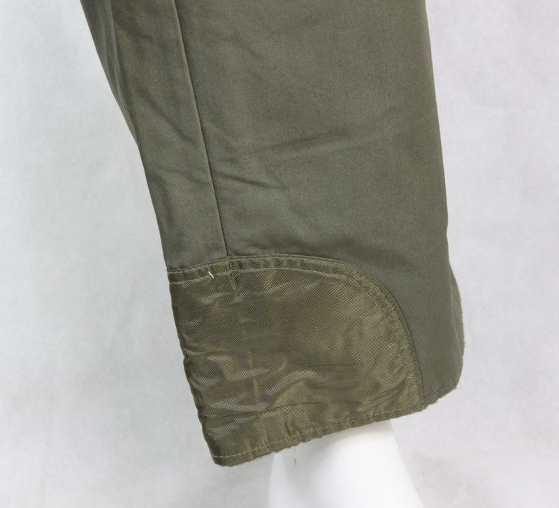 Genuine Surplus German Snow Trousers Water Resistant Faux Furry Lined Zip Side