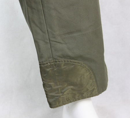 Genuine Surplus German Snow Trousers Water Resistant Faux Furry Lined Zip Side