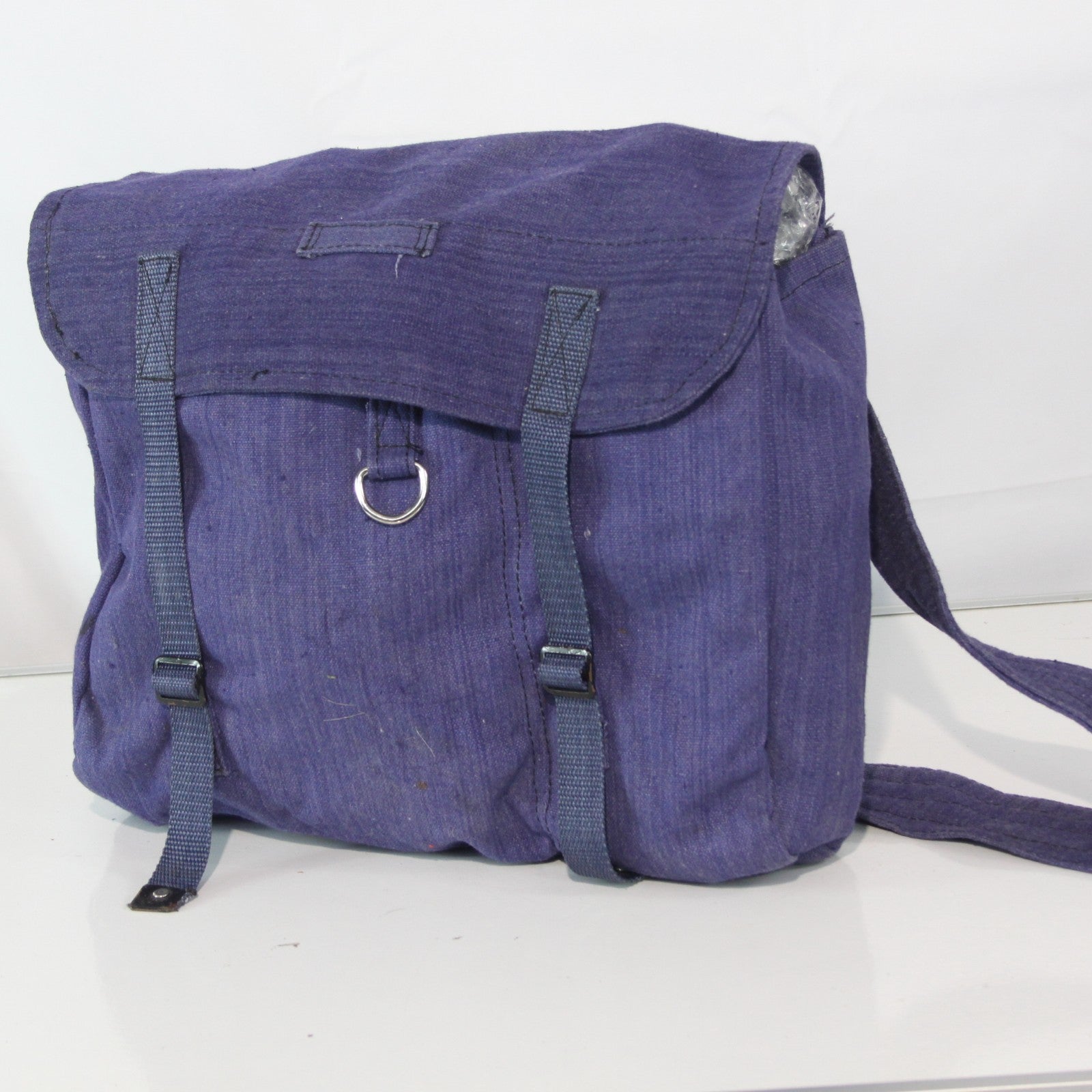 Genuine Surplus Belgian Army Military Side Bag Blue (3872)