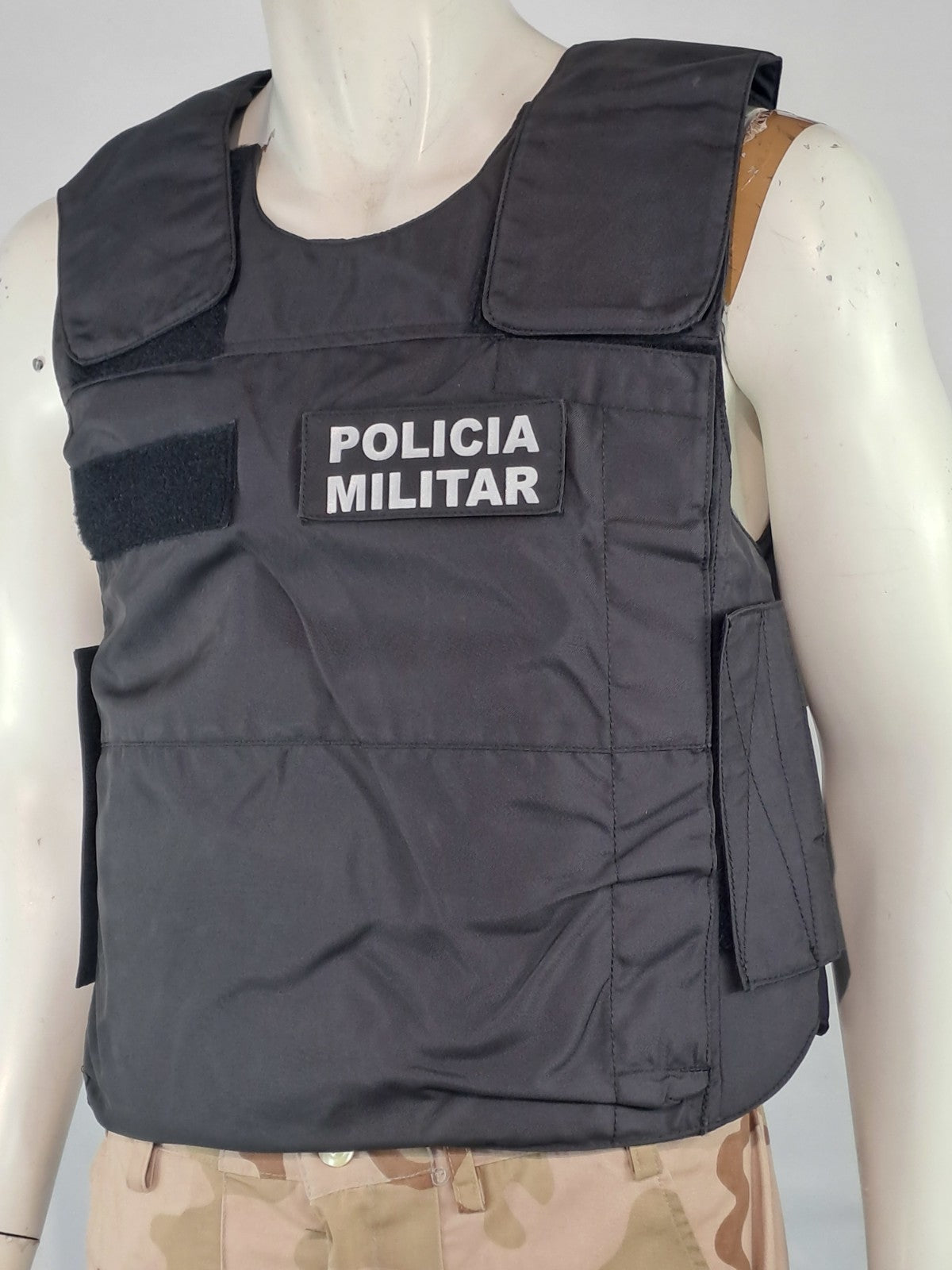Spanish Police Body Armour Cover NEW Black Genuine Surplus (2373)