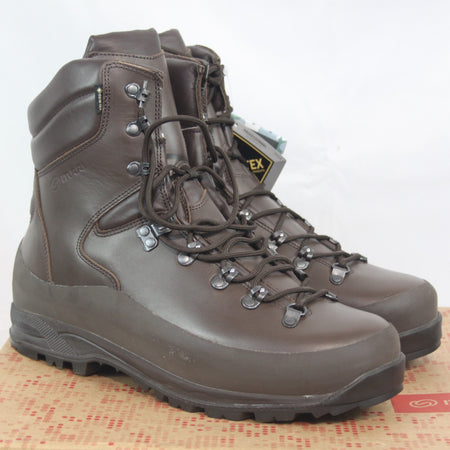 Iturri Cold Wet Weather Army Boot Mens Brown Leather Gore-tex Lined 12L (4024)